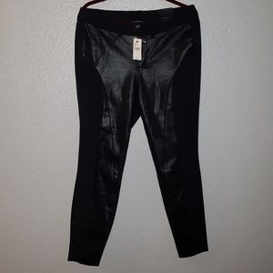 NWT Lane Bryant black mid rise skinny jegging